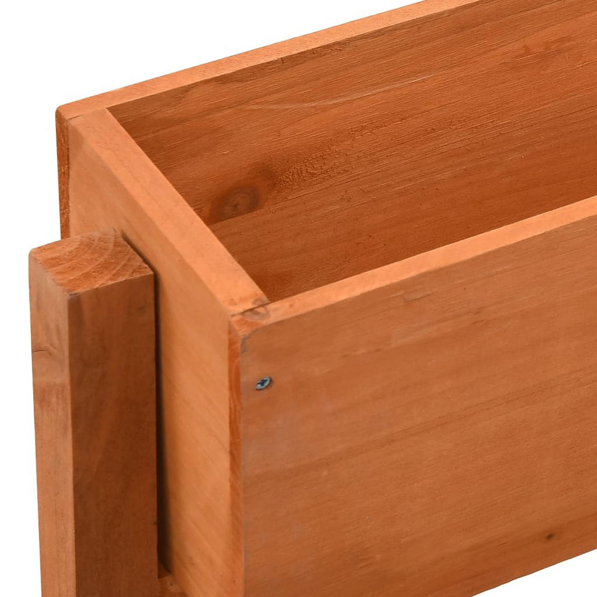 PFLANZKÜBEL Klappbar Orange 60x14x75 cm Massivholz Tanne - Orange, Holz (181/75/14cm)