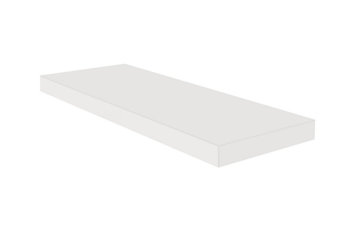 WANDBOARD Elif 60x24x4 aus Holzwerkstoff in der Farbe weiß matt lack - Weiß, Kunststoff (60/4/24cm) - 58aufmkessel
