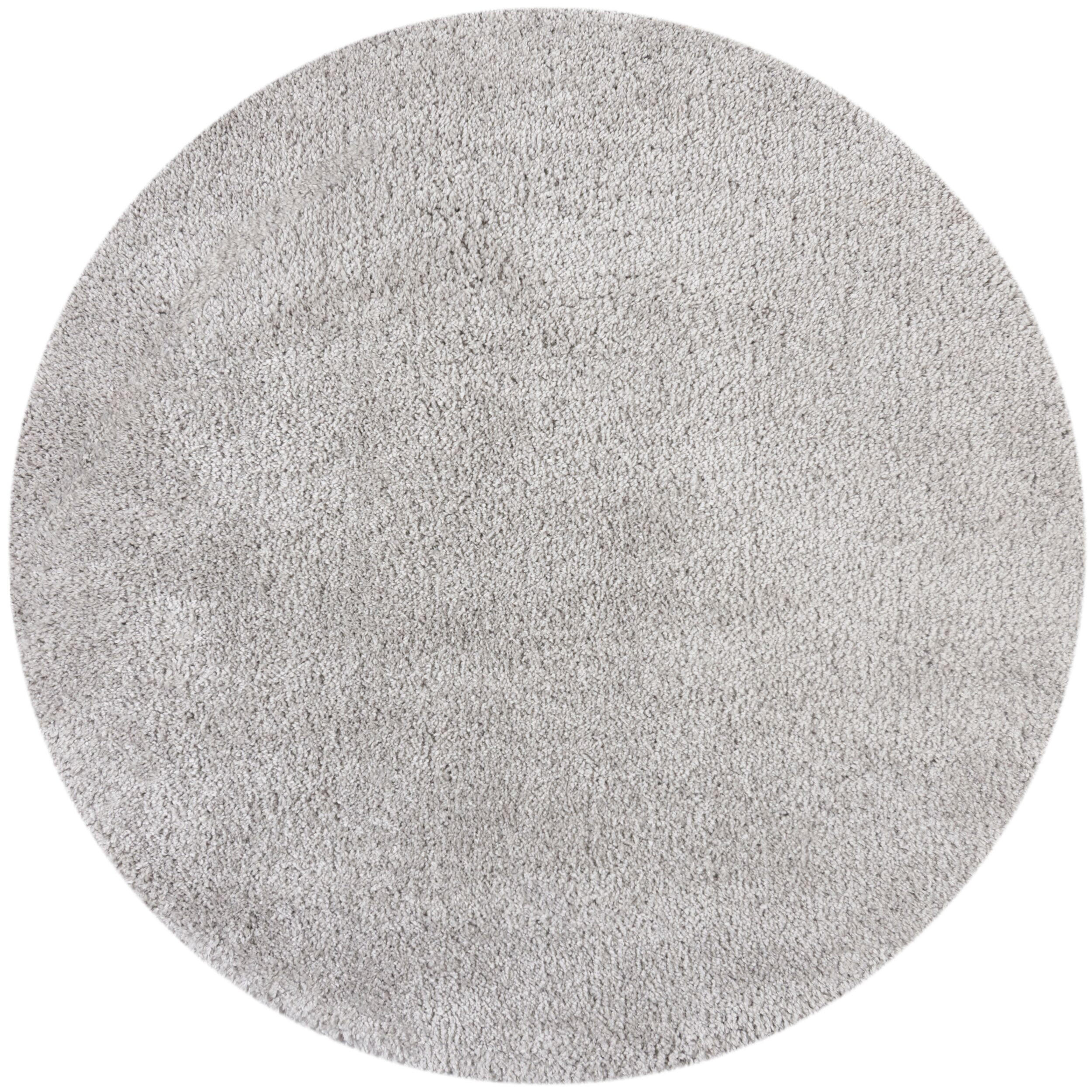 TEPPICH Hochflor Shaggy-Design, teddyweich LYNE, Grau 133x133 cm - Grau, Textil (133/133cm) - KADIMA DESIGN
