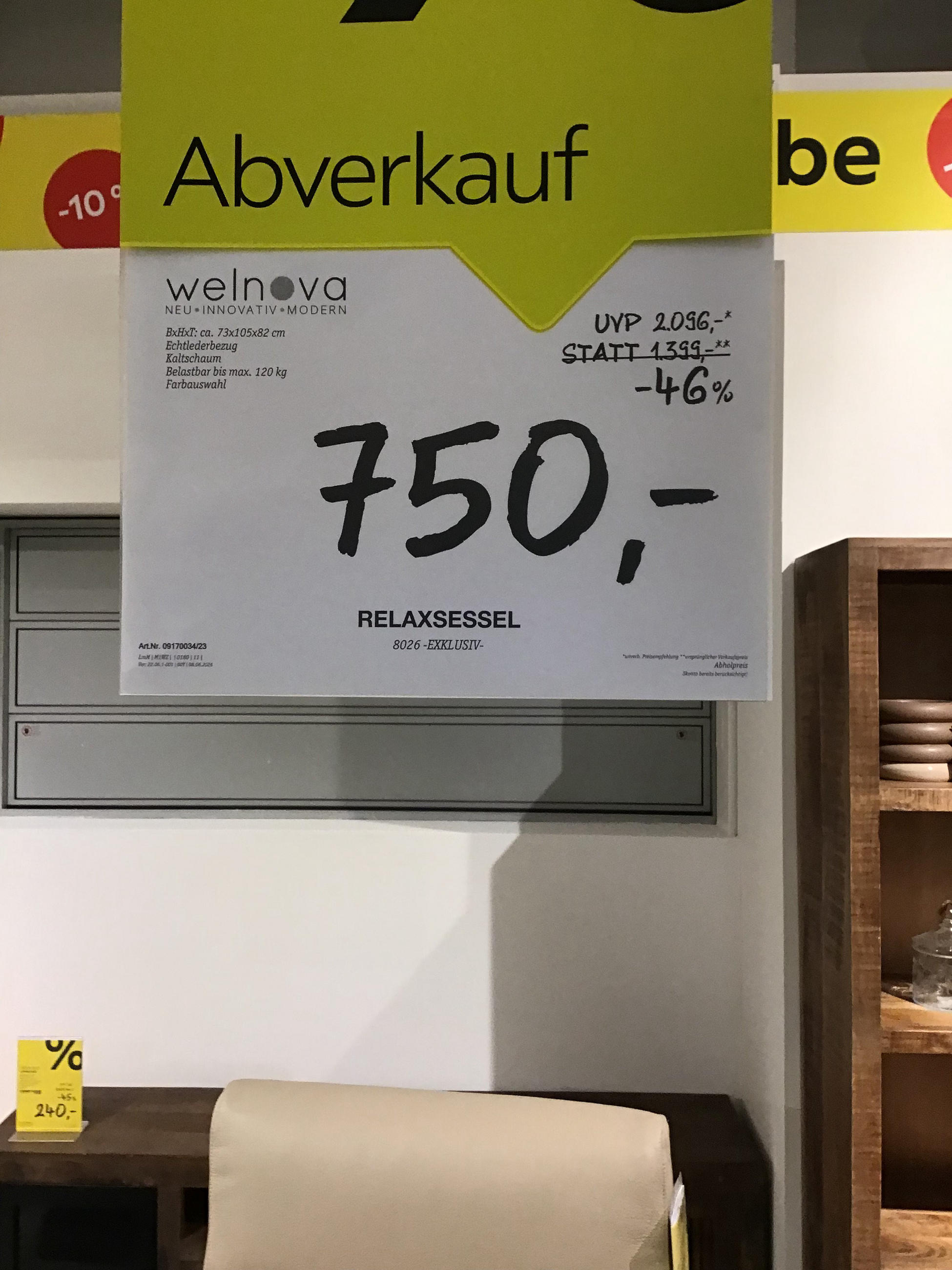 Relaxsessel 8026 - Welnova