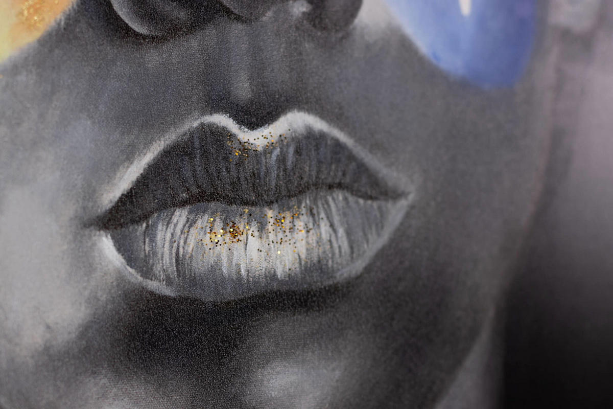 ACRYLBILD HANDGEMALT 60/90 cm - Multicolor, Holz/Textil (60/90cm) - KUNSTLOFT