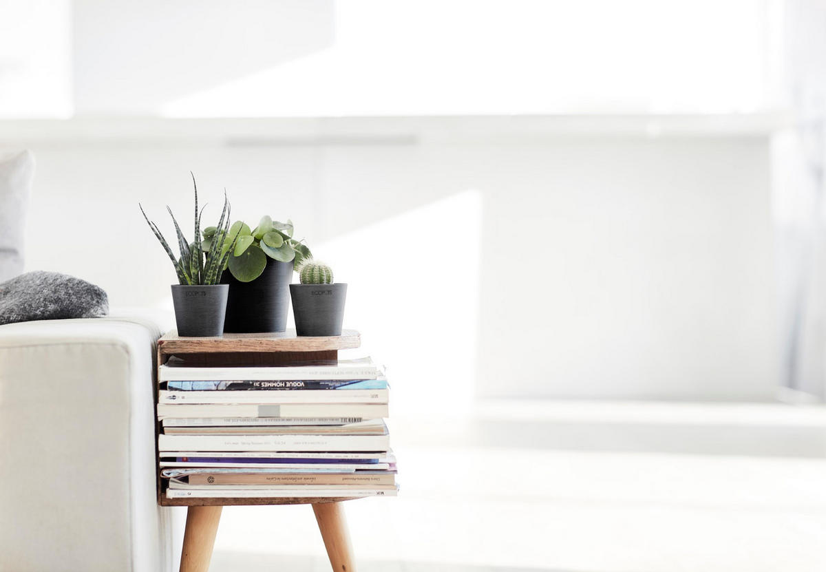 BLUMENTOPF Amsterdam46211cm Dunkelgrau - Dunkelgrau, Kunststoff (8/7cm) - Ecopots