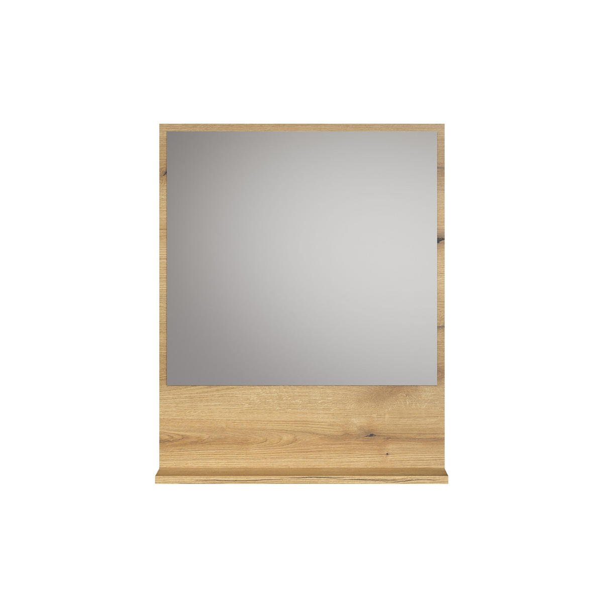WANDSPIEGEL PureBliss Eiche Dekor - Eichefarben, Holzwerkstoff (60/74/14cm) - Trendteam