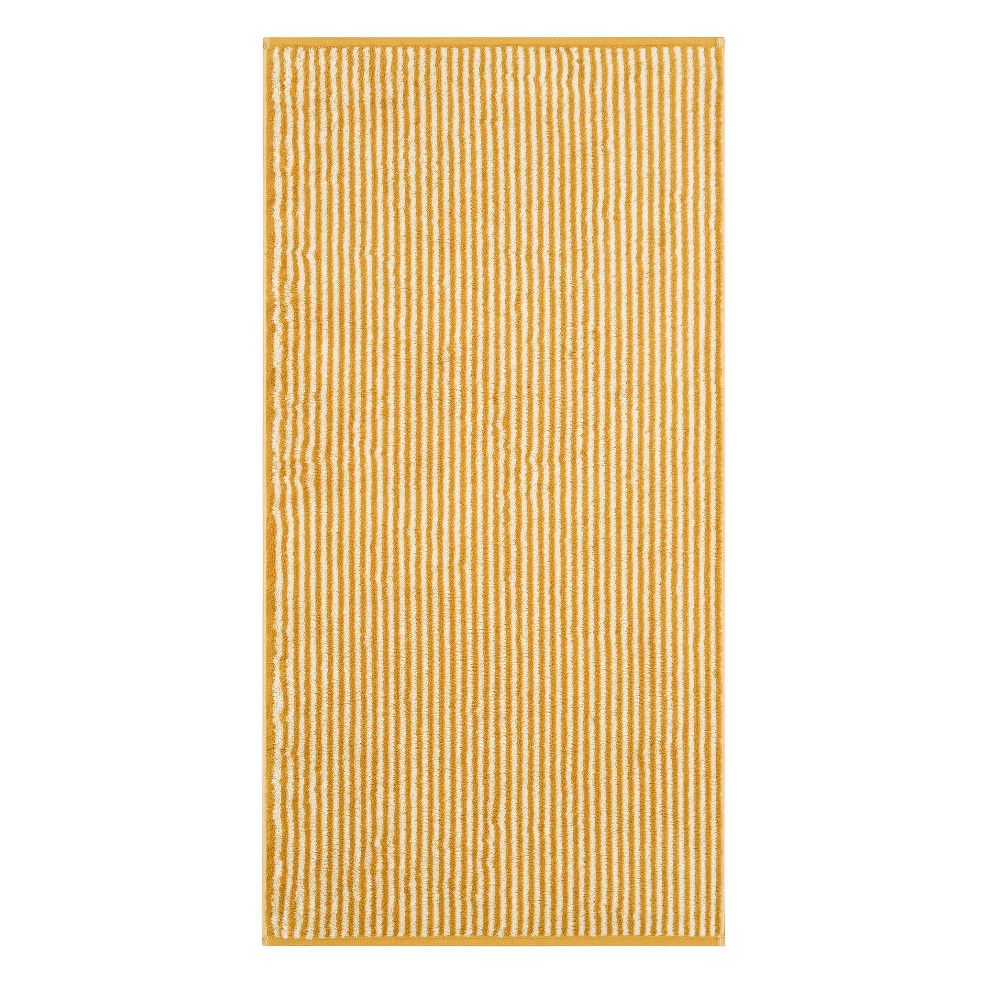 DUSCHTUCH TWO-TONE STRIPES 480 GOLD - 53 - Gelb, Textil (80/150cm) - Cawoe