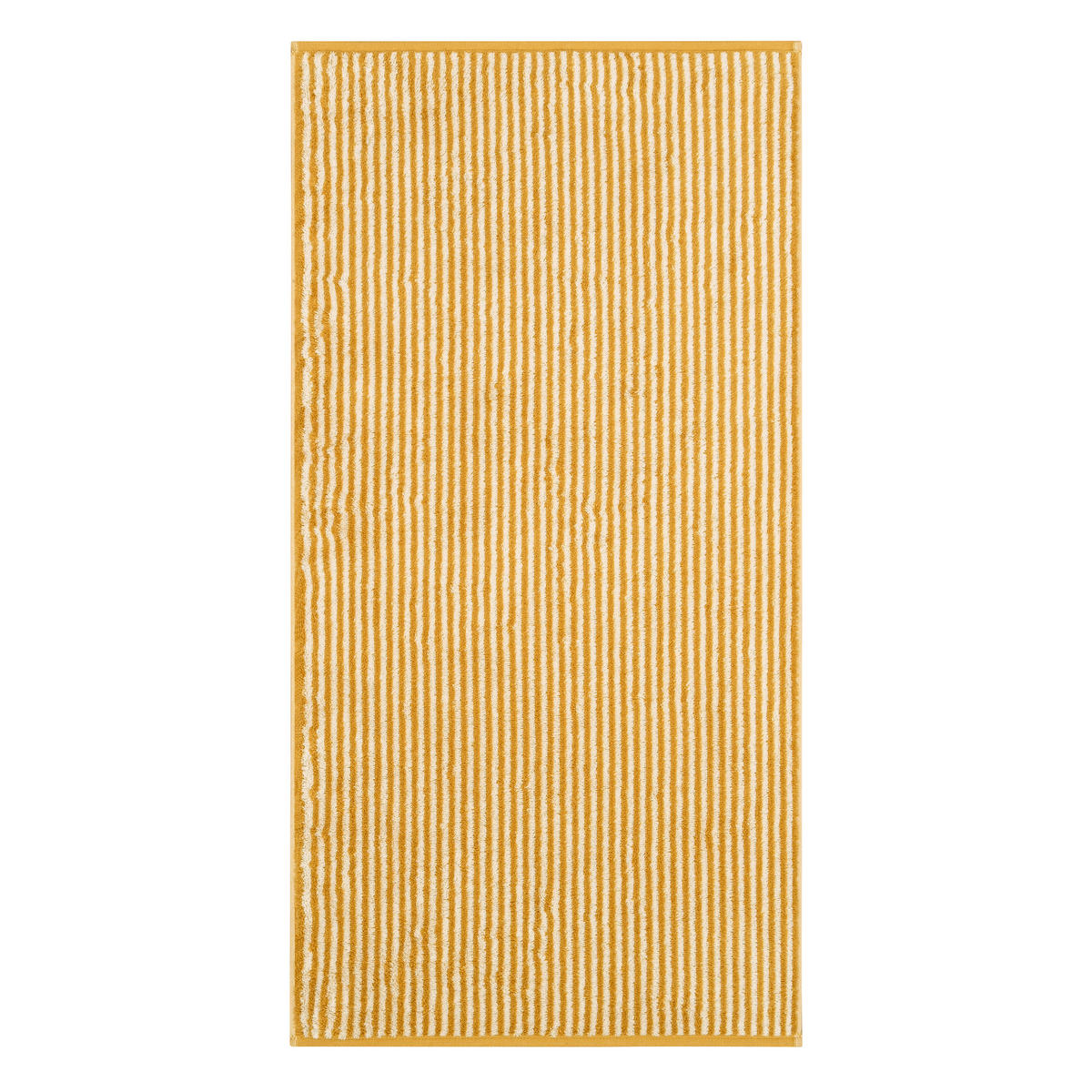 DUSCHTUCH TWO-TONE STRIPES 480 GOLD - 53 - Gelb, Textil (80/150cm) - Cawoe