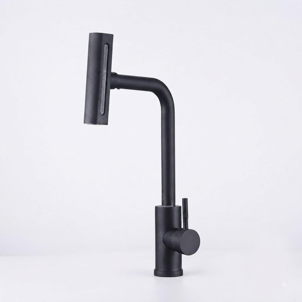BADARMATUR mit Zulaufrohr, 330 x 190 mm, schwarz - Schwarz, Metall (42/7.7/7.7cm) - Vallsero