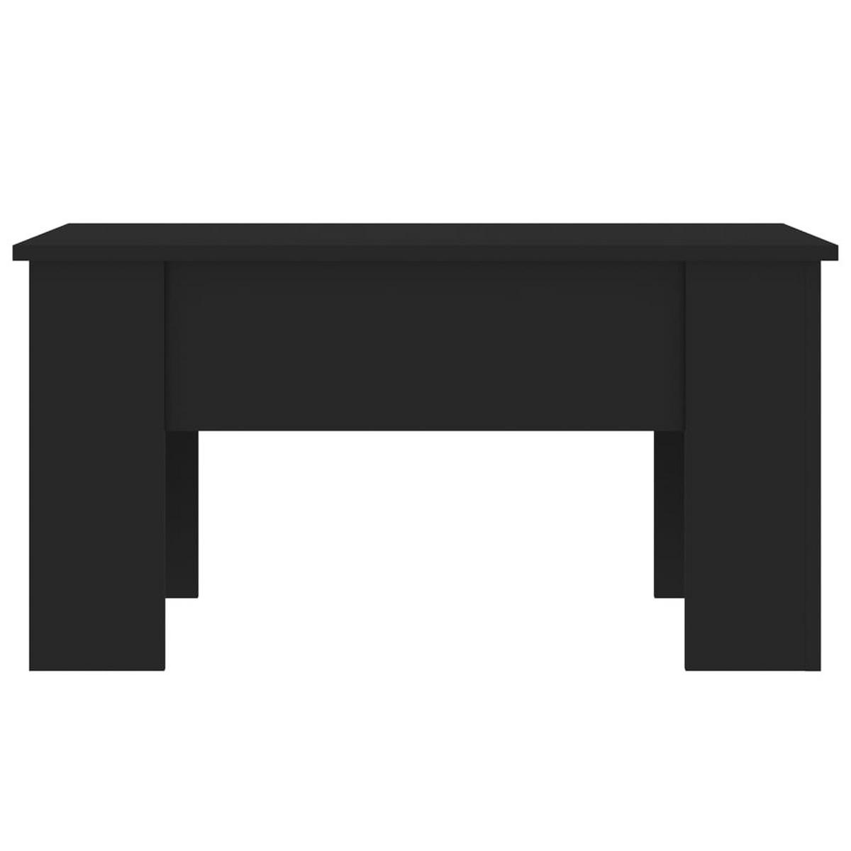 COUCHTISCH Schwarz 79x49x41 cm Holzwerkstoff - Schwarz, Holzwerkstoff (79/49/41cm) - furnicato