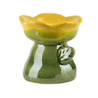 AROMALAMPA NA OLEJEK, keramika, žlutá, 7,5 x 7,5 x 7,5 cm - žlutá, keramika (7.5/7.5/7.5cm) - Mondex