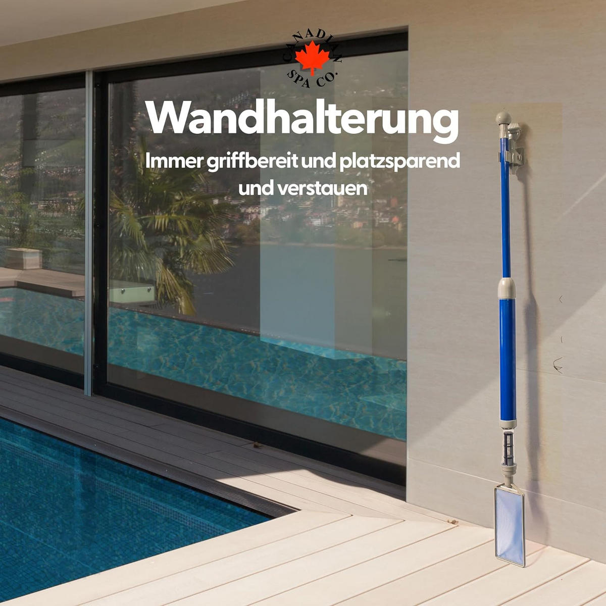 WHIRLPOOL-REINIGUNG Whirlpool Sauger Set - Blau, Kunststoff (9.5/16.5/79cm) - Canadian Spa Company