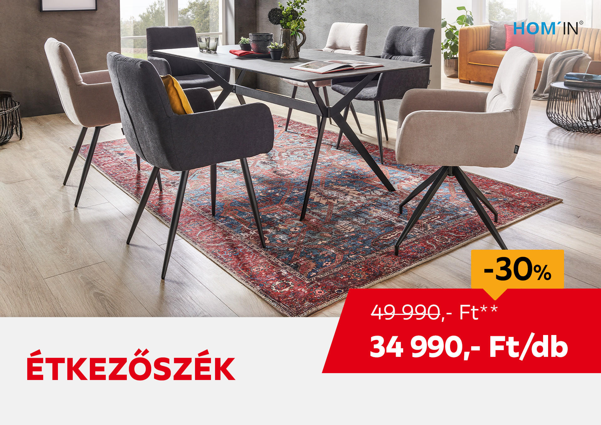 ÉTKEZŐSZÉK Kiemelt termék 49990 Ft.- helyett 34990 Ft.-