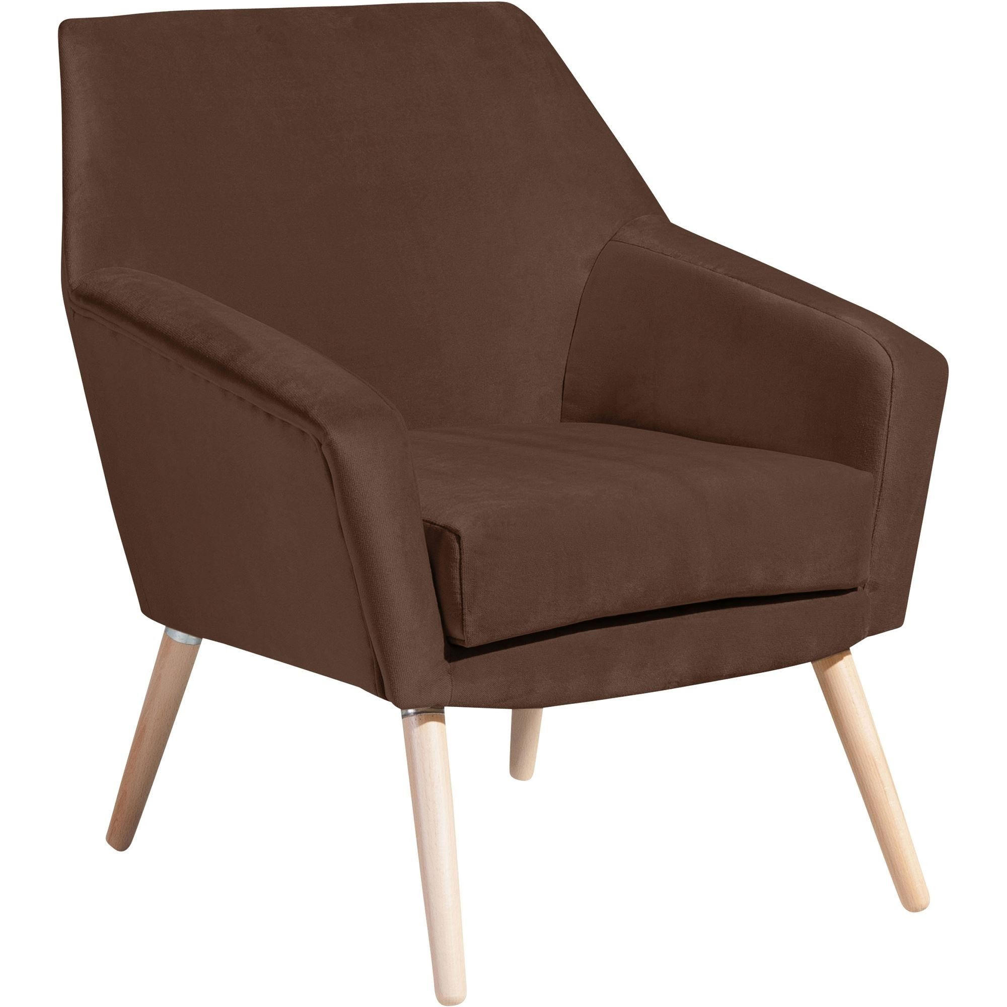 58aufmkessel Sessel Buche, Braun 71x81x67 cm