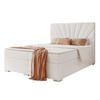 BOXBETT 160x200 cm mit Topper - Weiß, Holzwerkstoff/Textil (200/200cm) - Idohome