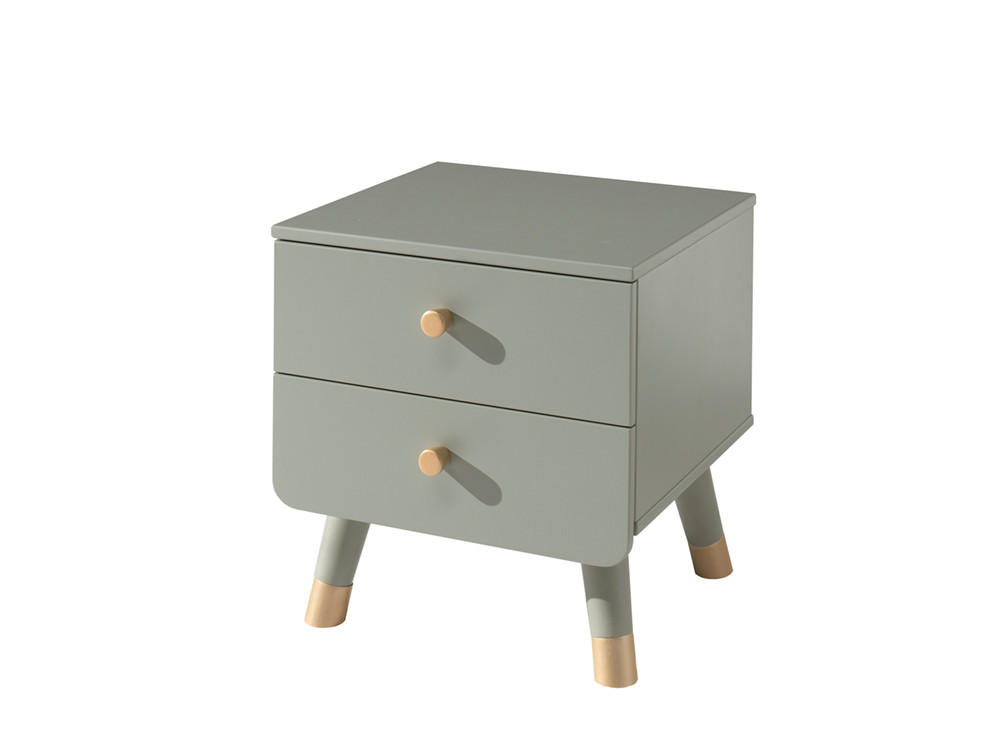 NACHTTISCH BILLY Grün 44x40x46 cm - Grün, Holz (44/46/40cm) - FURNLUX