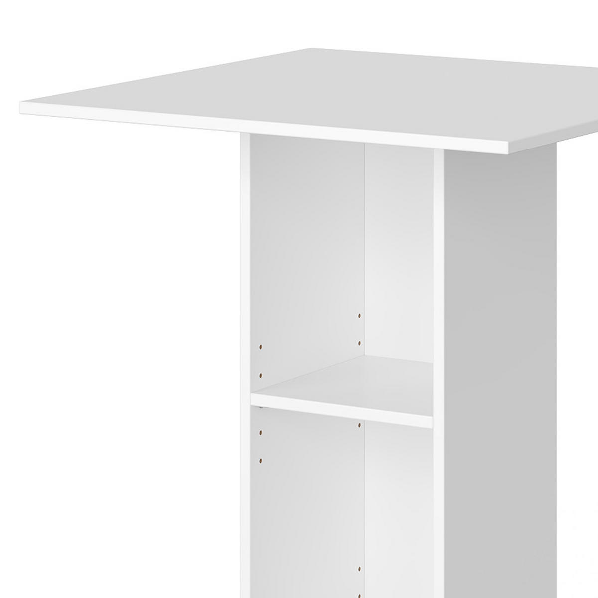 BARTISCH Rodeo Weiß 70 x 70 cm - Weiß, Holzwerkstoff (70/109/70cm) - Vicco