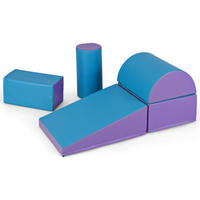 SCHAUMSTOFFBLOCK Lila (5-teilig) - Lila, Kunststoff (40/20/40cm) - COSTWAY