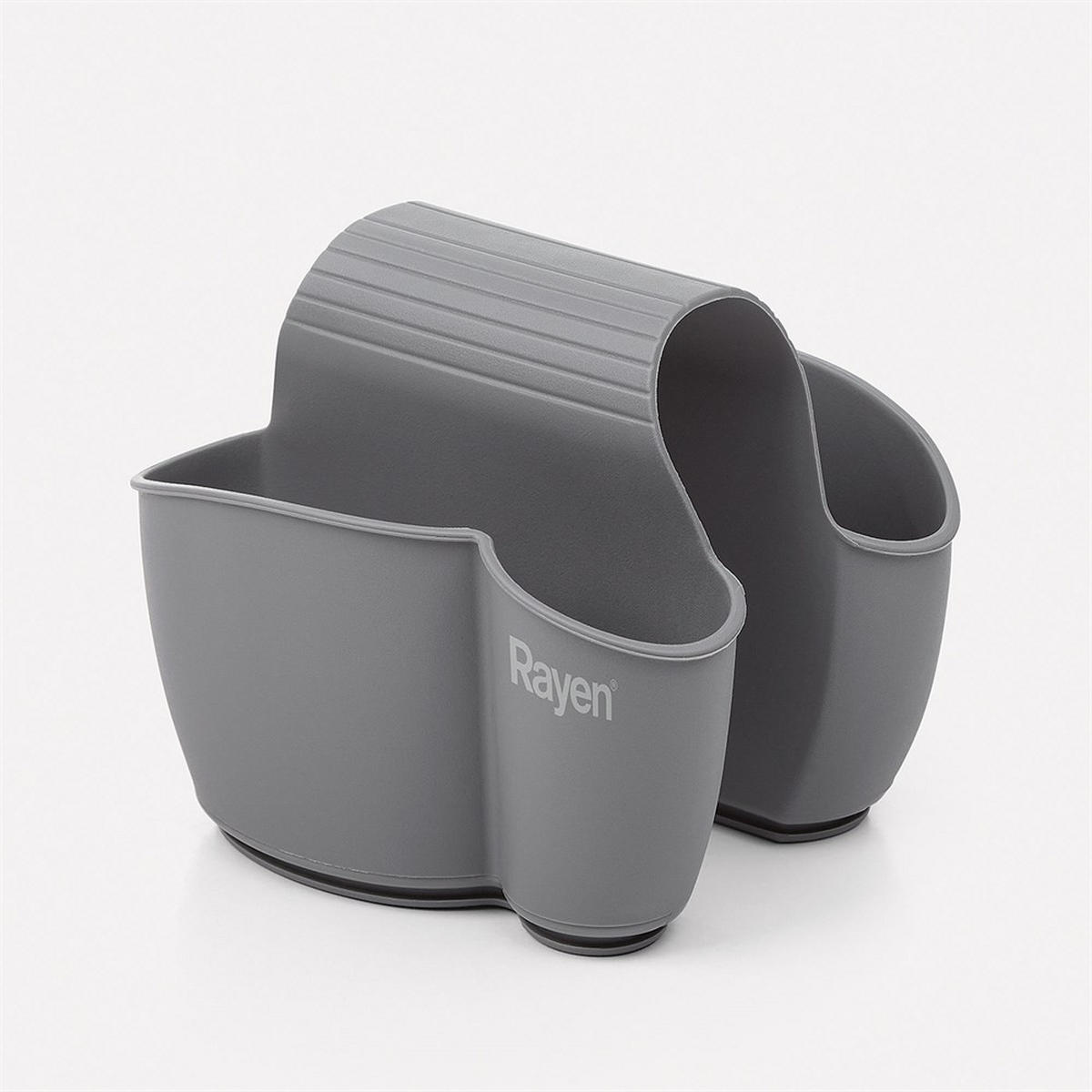 SPÜLENORGANIZER Grau 12/15/15.5 cm RA6185 - Grau, Kunststoff (15/15.5/12cm) - Rayen 