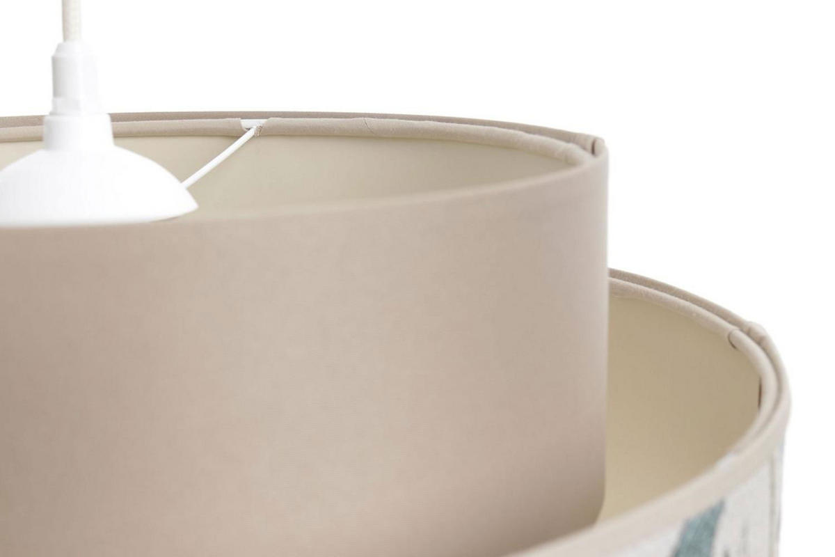 HÄNGELEUCHTE Pastell 40/31 cm - Beige, Kunststoff (40/1/31cm) - ONZENO