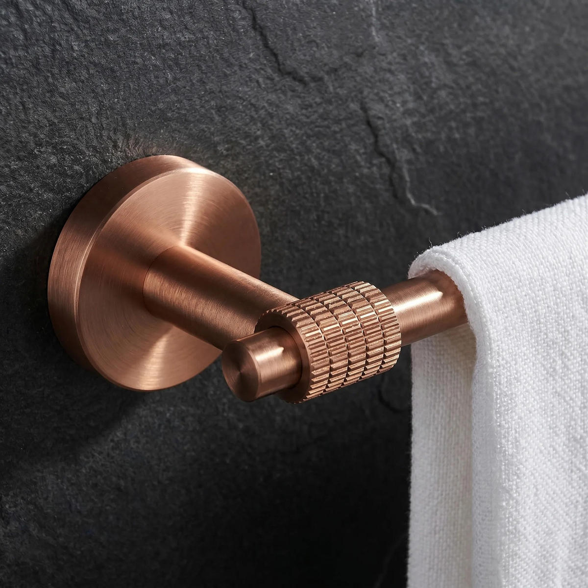 HANDTUCHHALTER Rea 29106 Riwon Brush Copper - Kupferfarben, Metall (26/5/8.5cm) - REA