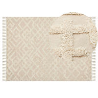 KURZFLOR-TEPPICH Ardahan 200/140 cm - Beige, Textil (140/200cm) - Beliani