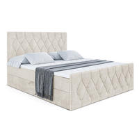 BOXBETT VELANTO-Z - 120 x 200 - H3 - Ecru - Beige, Holzwerkstoff (120/200cm) - ALTDECOR