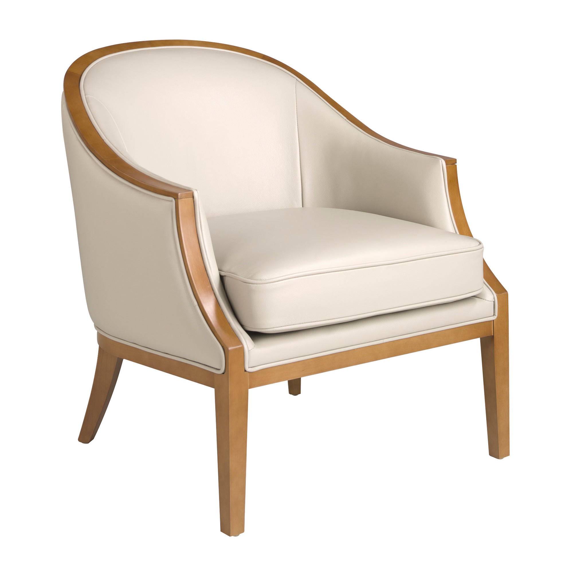 SESSEL Sandfarbe Honig 74/81/84 cm - Sandfarben/Honig, Leder (74/84/81cm) - ANGEL CERDA