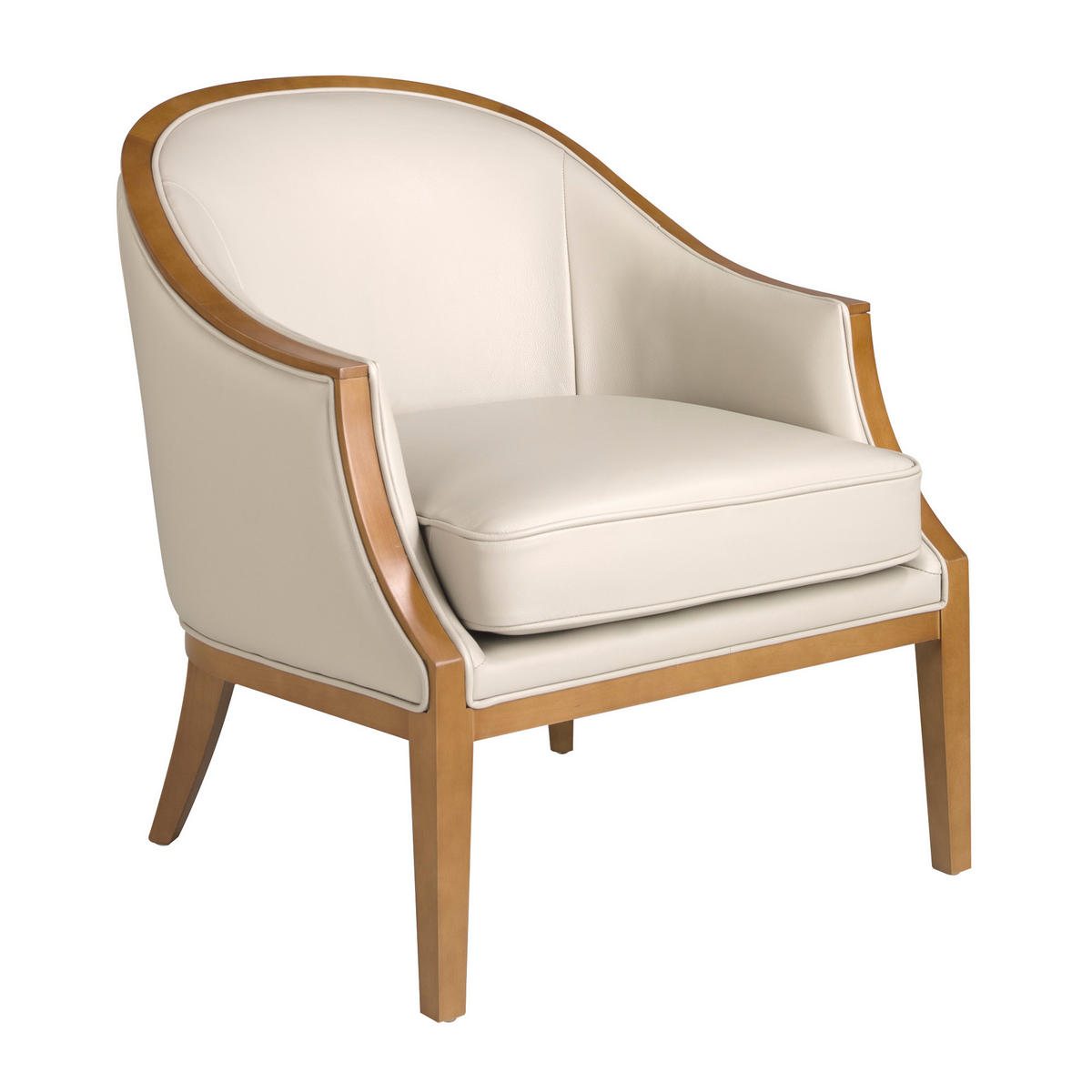 SESSEL Sandfarbe Honig 74/81/84 cm - Sandfarben/Honig, Leder (74/84/81cm) - ANGEL CERDA