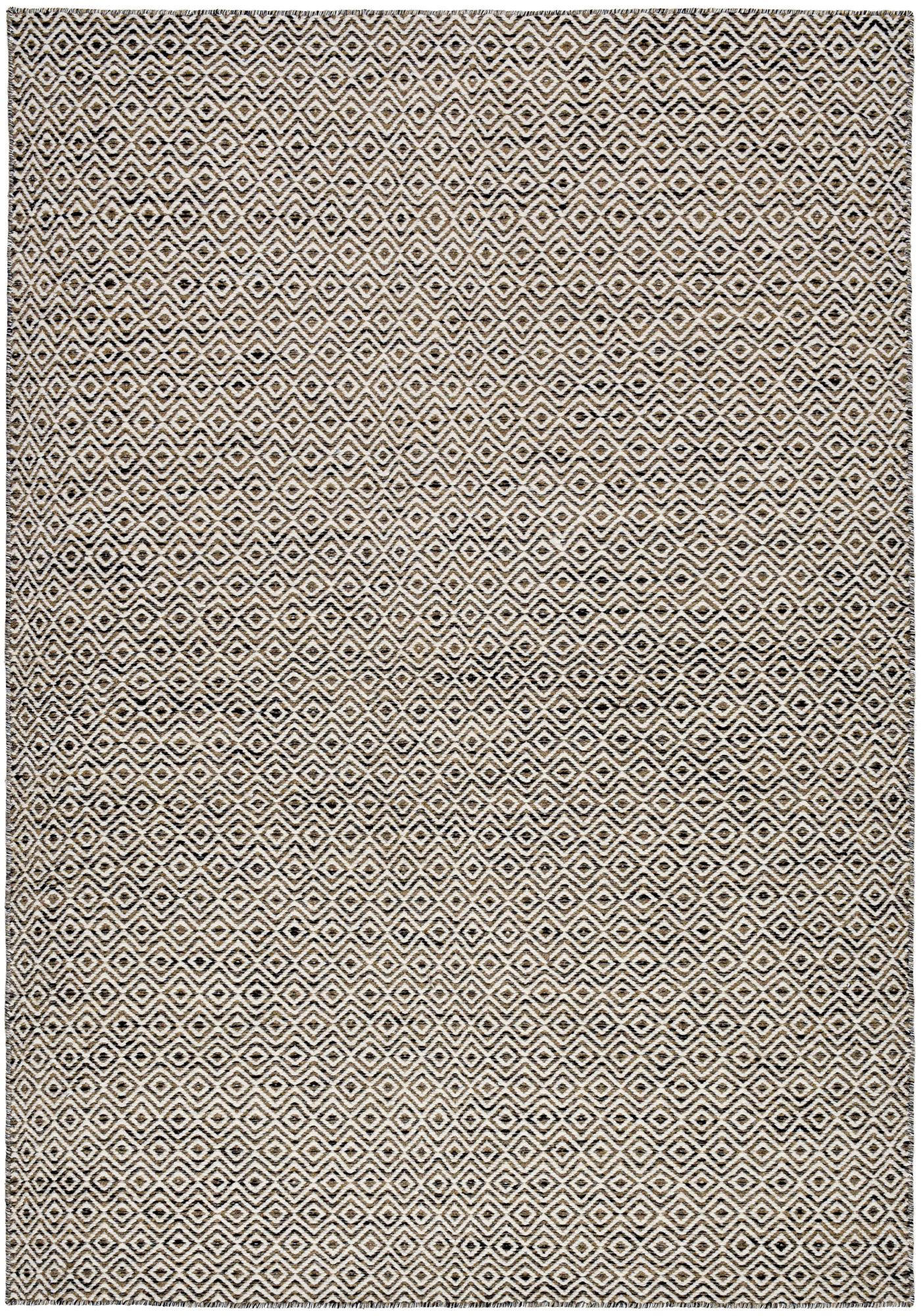 HANDWEBTEPPICH 2-Seitiger Skandi, modern 80x150 cm - Grau, Textil (80/150cm) - Rug and Roll