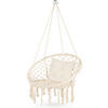 HÄNGESESSEL 80 cm Durchmesser, bis 150 kg - Beige, Textil (80/38/80cm) - Outtec