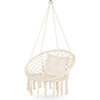 HÄNGESESSEL 80 cm Durchmesser, bis 150 kg - Beige, Textil (80/38/80cm) - Outtec