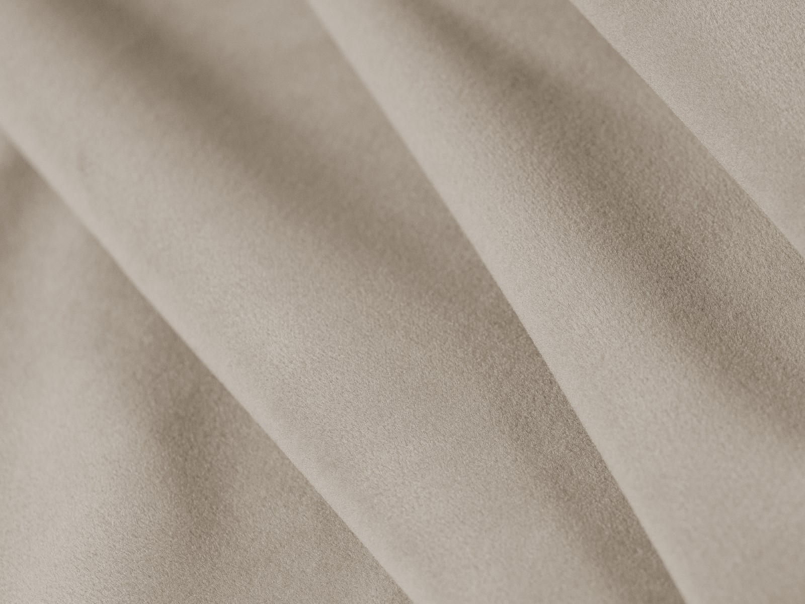 POUF Ruby aus Samt beige - Beige, Textil (93/40/93cm) - Micadoni