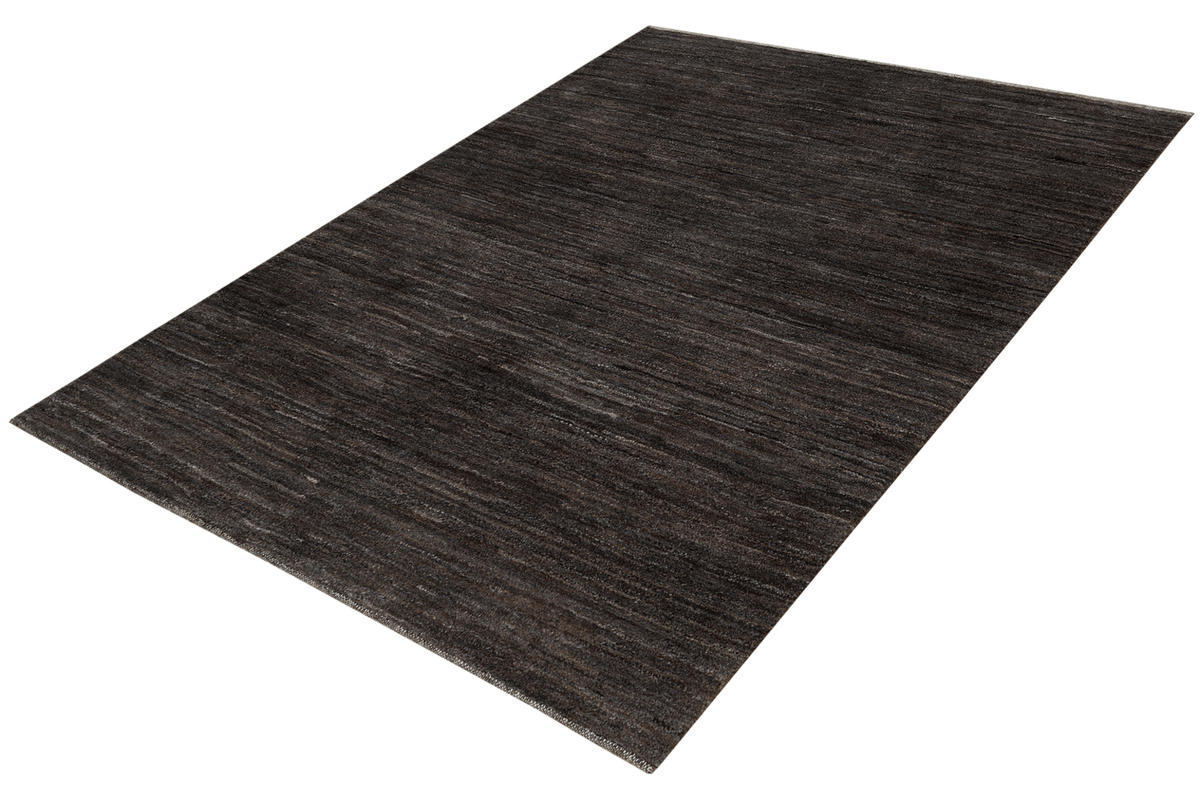 GABBEH-TEPPICH handgeknüpft Braun 190/146 cm Schurwolle - Braun, Textil (146/190cm) - Looma