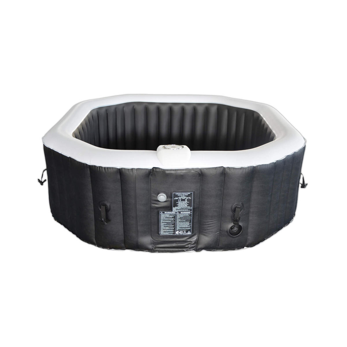 WHIRLPOOL DROP - Schwarz, Kunststoff (185/65/185cm) - Home Deluxe