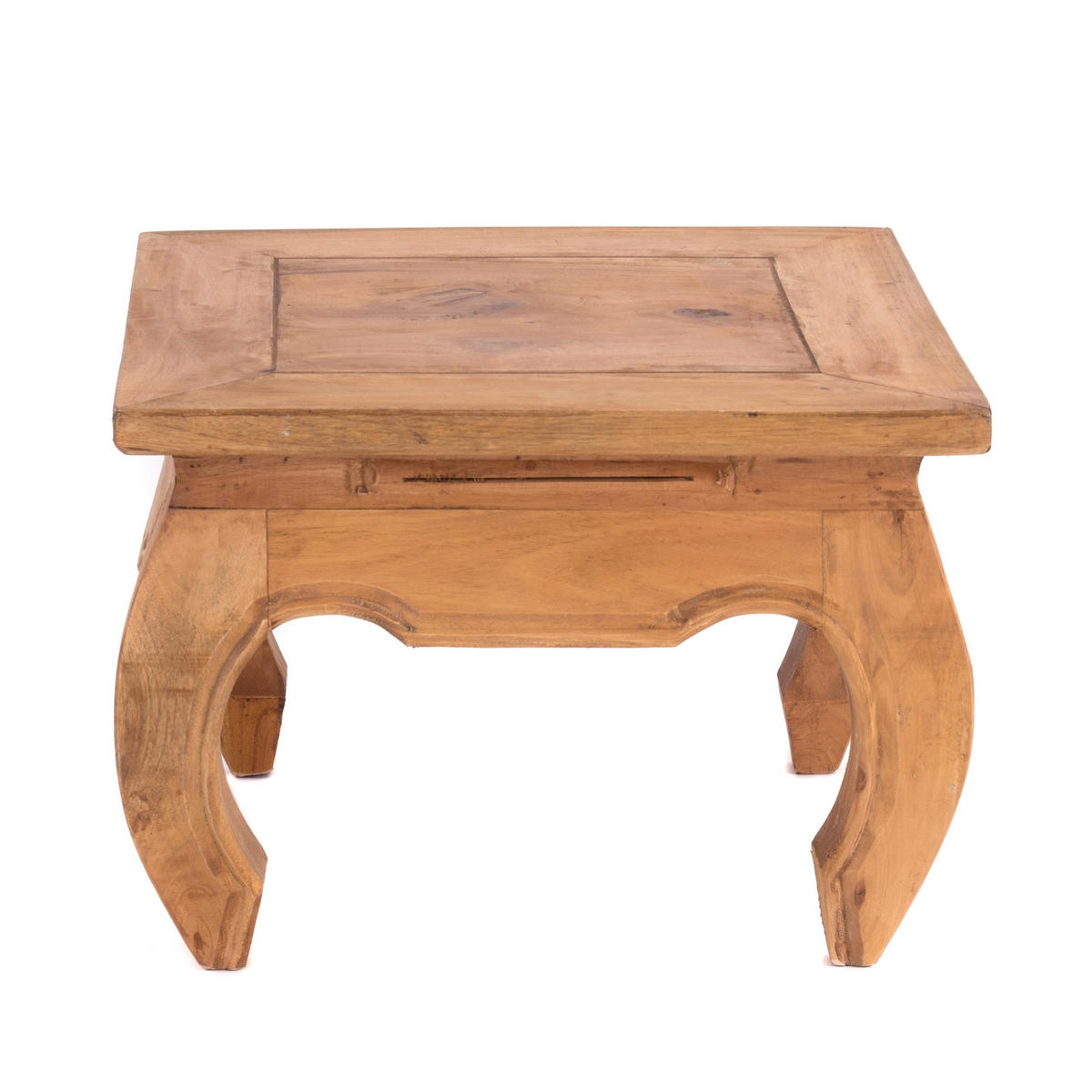 OPIUMTISCH MAHA 50 Mahagoni Massivholz 08 honigfarben gewachst - Honig, Holz (50/50/35cm) - DESIGN DELIGHTS