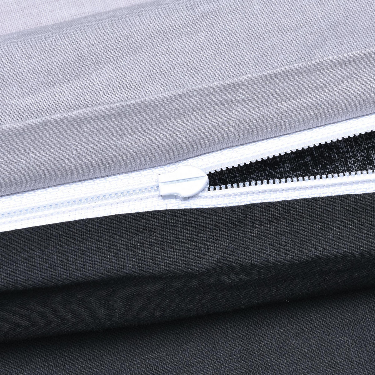 BETTWÄSCHE Delia 155/220 cm + Kissenbezug 80/80 cm Gestreift Renforcé - Multicolor, Textil (155/220cm)