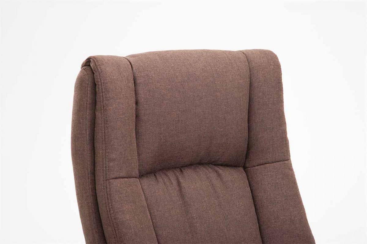 DREHSTUHL Stoff Braun - Schwarz/Braun, Kunststoff/Textil (66/106/70cm) - CLP