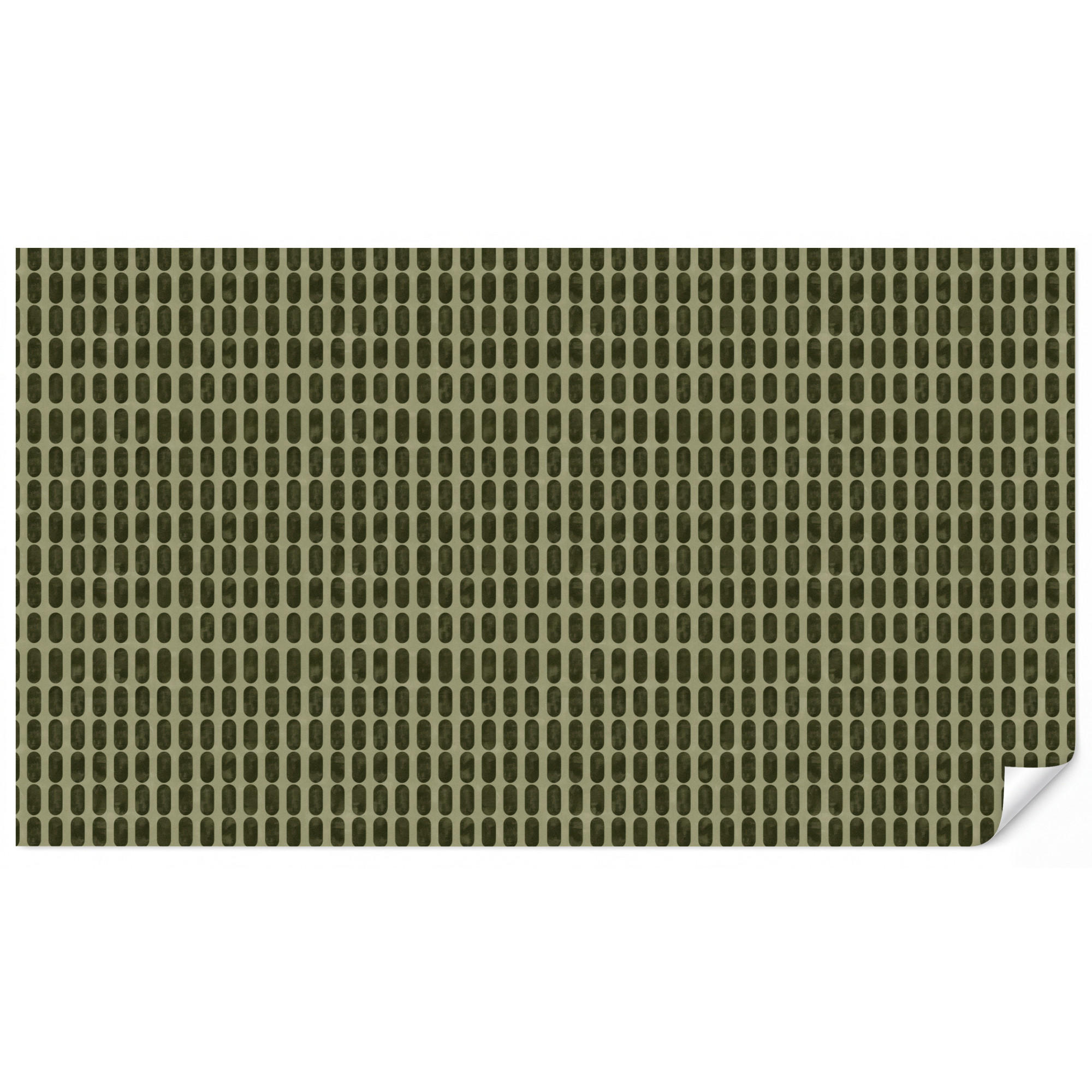 OnlyWow Tapete Olivgrün 350x200 cm