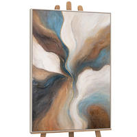 GEMÄLDE Vergehen der Zeit Schattenfugenrahmen Beige 140x100 cm - Beige, Holz (140/100cm) - YS-art gallery