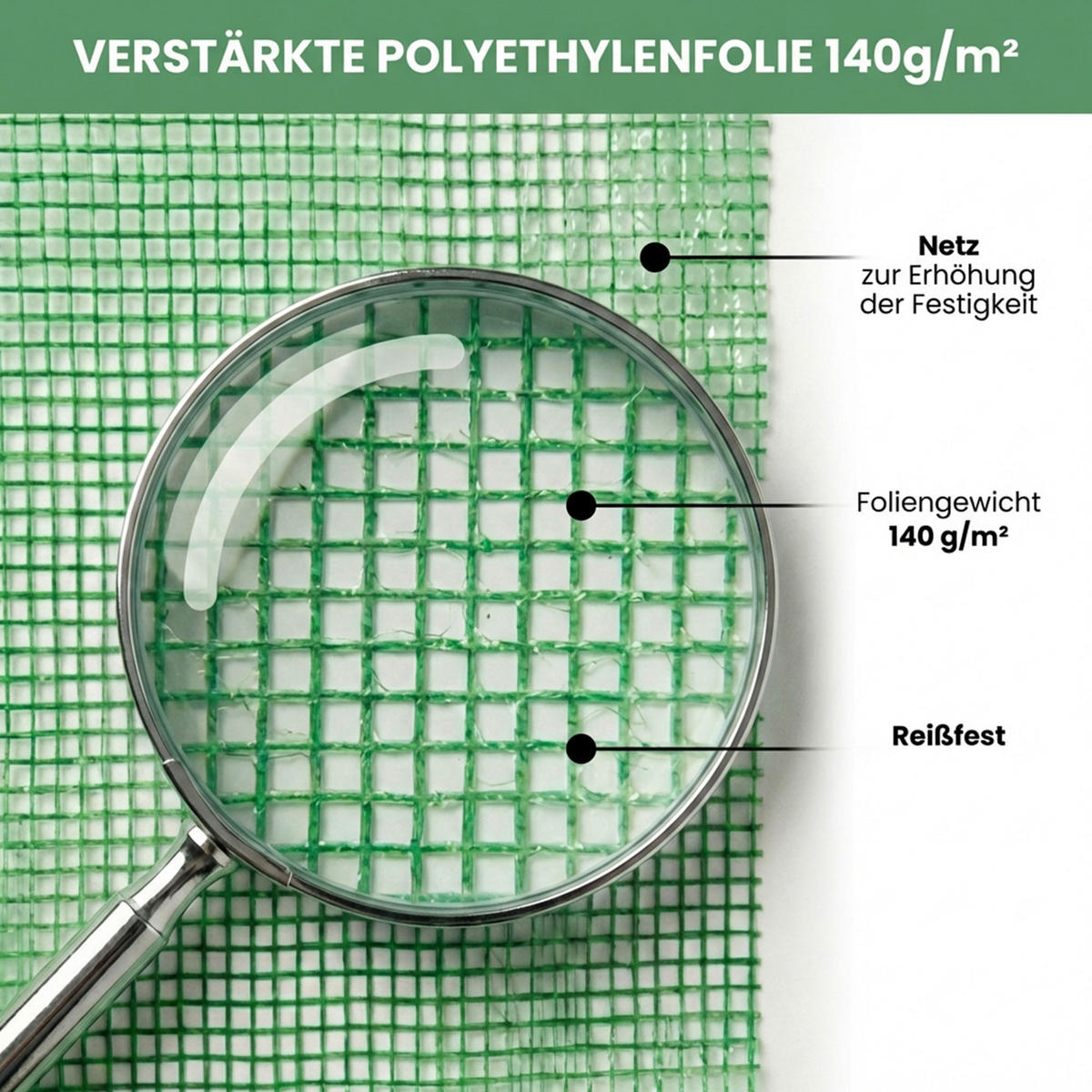 TUNNELGEWÄCHSHAUS mit Metalltür, Grün, 200x300x200 cm - Grün, Metall (200/200/300cm) - Akord
