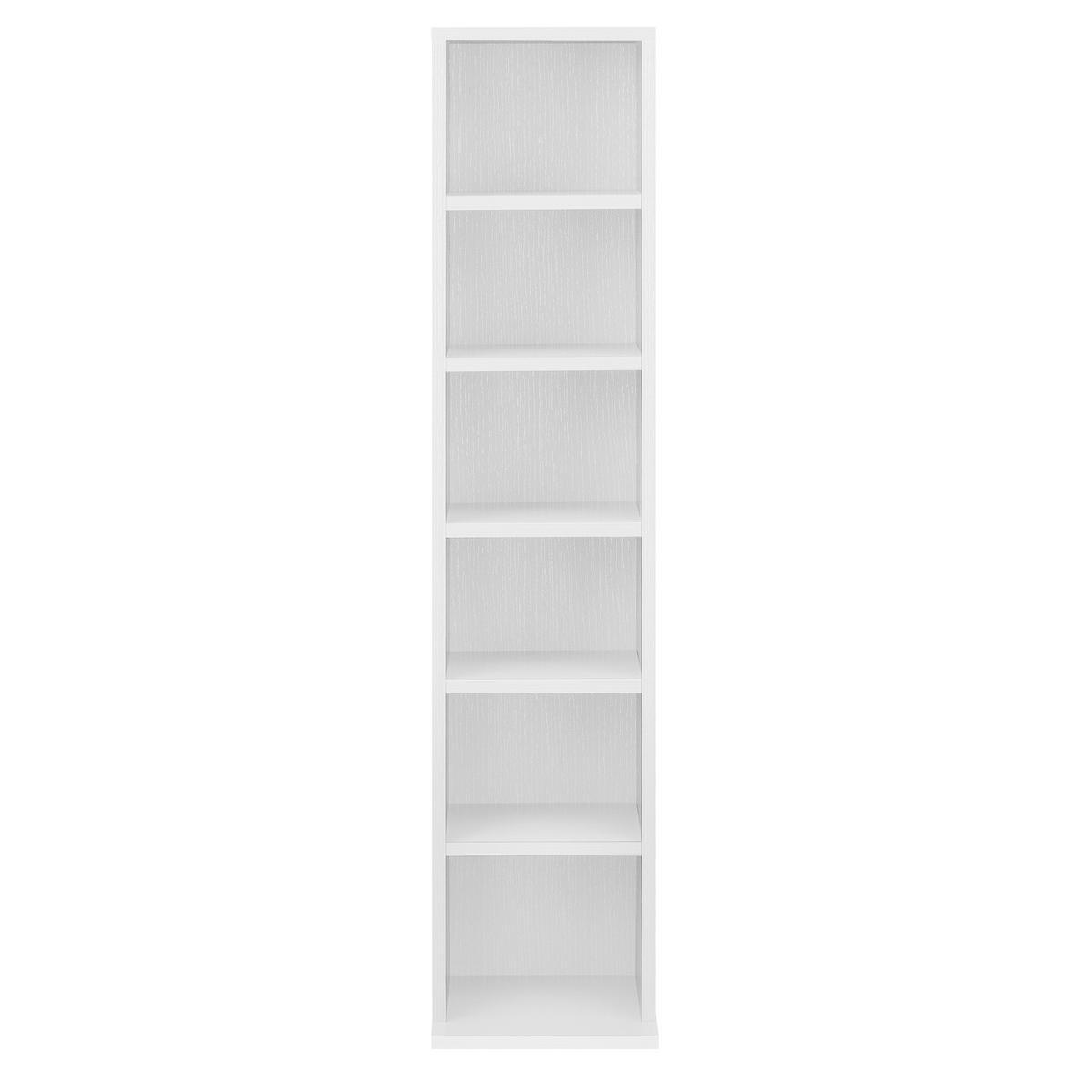 CD-REGAL Tynset - Weiß, Holzwerkstoff (20/90/20cm) - [en.casa]