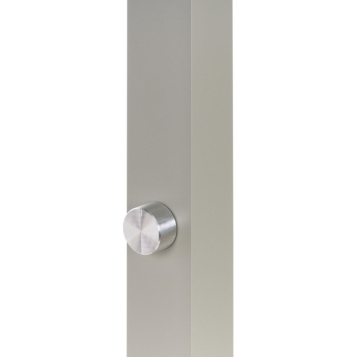 STEHLAMPE Sagitta 121/30/194 cm - Silberfarben, Metall (30/121/194cm) - Beliani