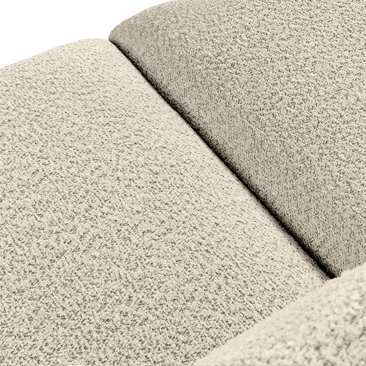ECKSOFA LINKS BUFFO, Hellbeige - Beige, Holz/Holzwerkstoff (225/176cm) - KONSIMO®