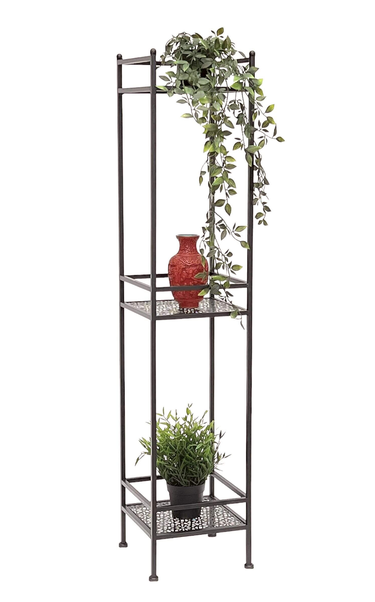 DanDiBo Standregal Schwarz 23x110x23 cm