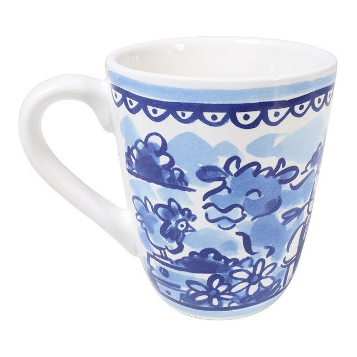 BECHER Mühle Nederland in Blau - 350 ml - Blau, Keramik (0.35L) - Blond Amsterdam