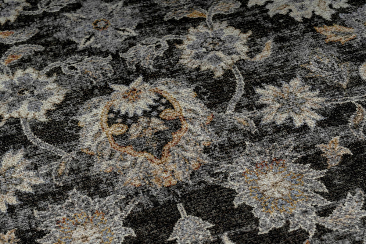 TEPPICH RITZ Dunkelgrau 80/150 cm - Dunkelgrau, Textil (80/150cm) - Tapiso