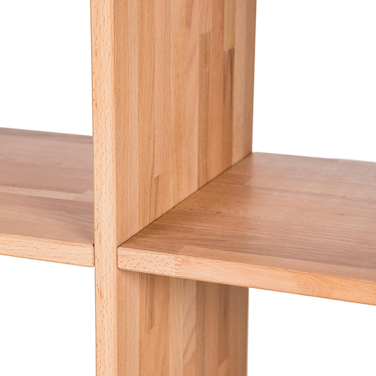 REGAL - Massivholz - Kernbuche, Holz (76/76/35cm) - home24