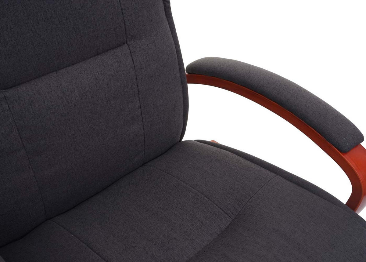 MASSAGESESSEL Athene HxBxT 118x69x143cm Sitzhöhe 49cm mit Massage Stoff/Textil Dunkelgrau - Dunkelgrau, Textil (69/118/143cm) - BERLINLODGE