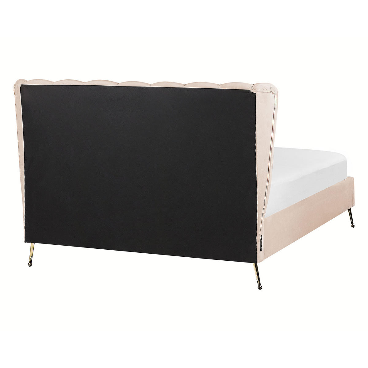 POLSTERBETT 140/200cm Beige Miribel - Beige, Textil (140/200cm) - Beliani