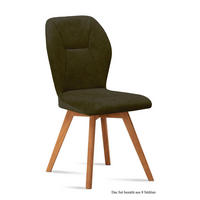 ESSZIMMERSTUHL (8er-Set) Donia 51x92x60 Eiche geölt/Khaki - Dunkelgrün/Eichefarben, Kunststoff (60/92/51cm) - 58aufmkessel