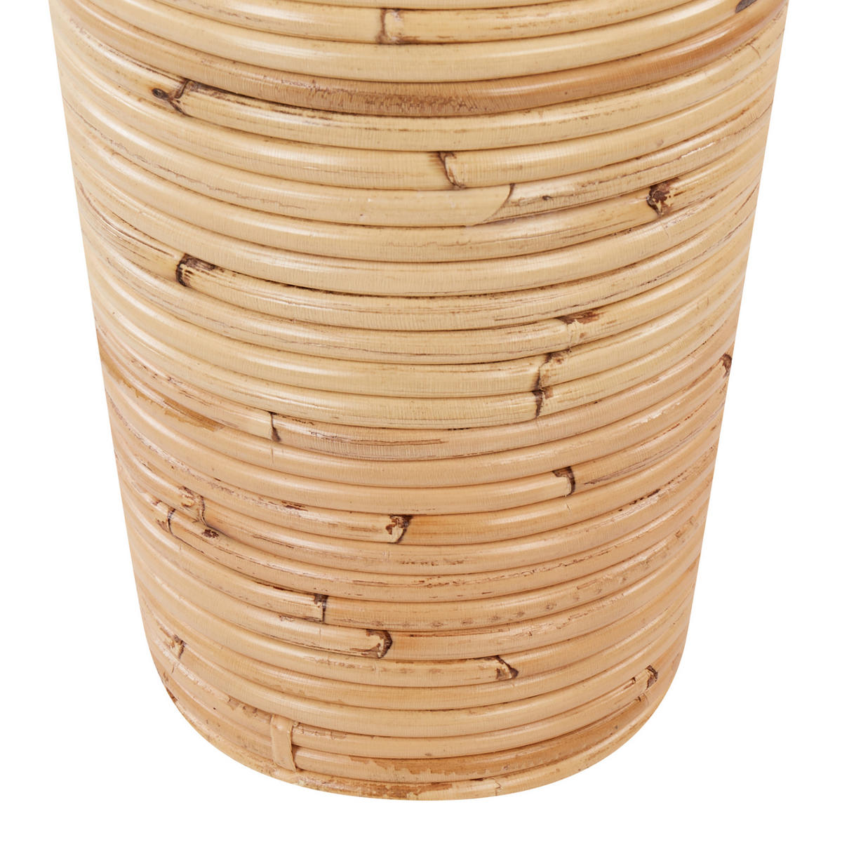 DEKOVASE Rattan natürlich Elatia - Naturfarben, Naturmaterialien (50cm) - Beliani