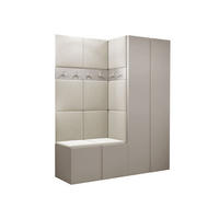 GARDEROBEN-SET Orion III - Kaschmir/Beige, Holzwerkstoff/Kunststoff (158/186/46cm) - MIRJAN24